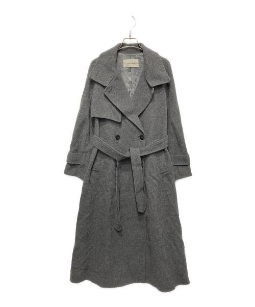 COCODEAL（ココディール）COCODEAL (ココディール) ウールトレンチコート グレー サイズ:1の古着・服飾アイテム