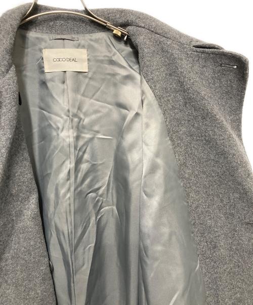COCODEAL（ココディール）COCODEAL (ココディール) ウールトレンチコート グレー サイズ:1の古着・服飾アイテム