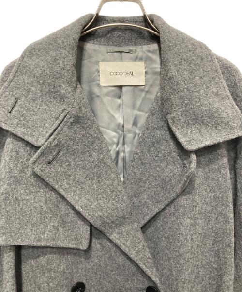 COCODEAL（ココディール）COCODEAL (ココディール) ウールトレンチコート グレー サイズ:1の古着・服飾アイテム