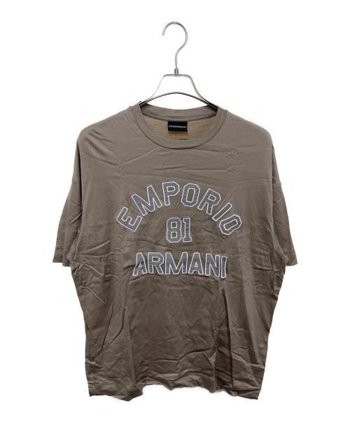 EMPORIO ARMANI（エンポリオアルマーニ）EMPORIO ARMANI (エンポリオアルマーニ) Tシャツ ベージュ サイズ:XLの古着・服飾アイテム