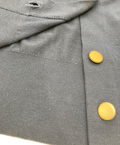 23区（ニジュウサンク）23区 (ニジュウサンク) 【洗える】テンセルストレッチ Vネック カーディガン ネイビー サイズ:Ｍの古着・服飾アイテム