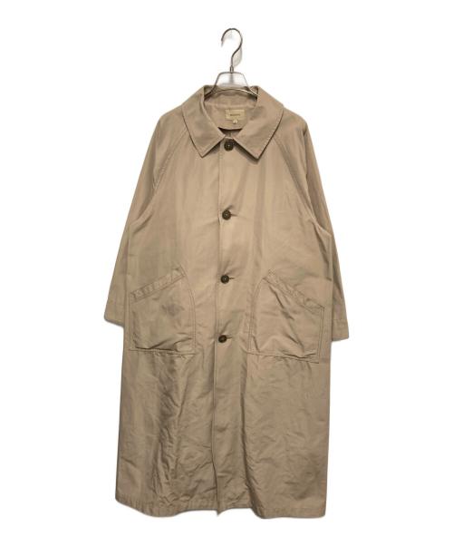 maturely（マチュアリー）maturely (マチュアリー) メモリーワークオーバーコート ベージュの古着・服飾アイテム