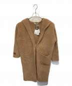 barefoot dreams×Ron Hermanベアフットドリームス×ロンハーマン）の古着「コージーシック フード付きロングカーディガン」｜キャメル