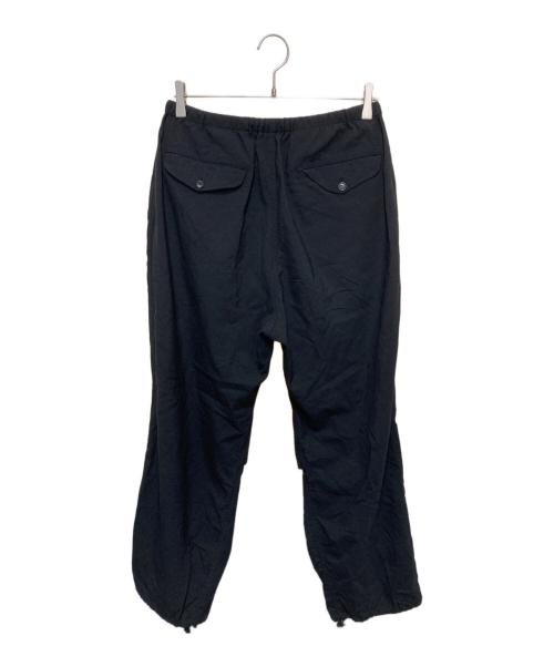 COMOLI（コモリ）COMOLI (コモリ) ウール ニータックパンツ ブラック サイズ:2の古着・服飾アイテム