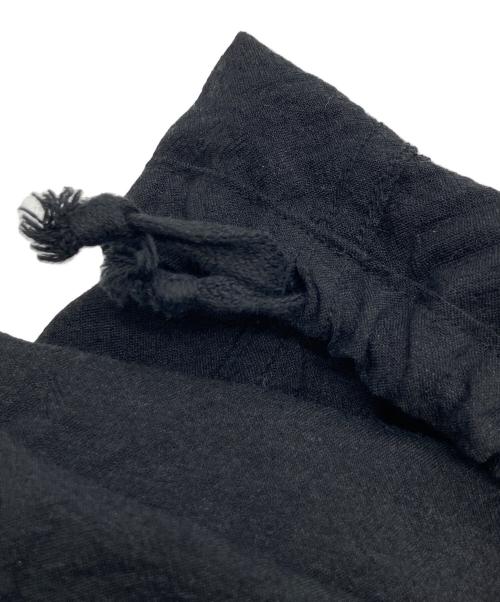 COMOLI（コモリ）COMOLI (コモリ) ウール ニータックパンツ ブラック サイズ:2の古着・服飾アイテム