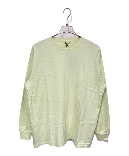 AURALEE（オーラリー）AURALEE (オーラリー) LUSTER PLAITING L/S TEE グリーン サイズ:3の古着・服飾アイテム