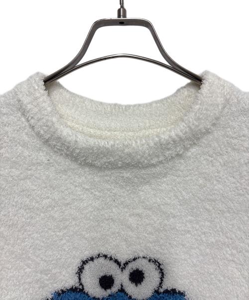 GELATO PIQUE HOMME（ジェラートピケ オム）GELATO PIQUE HOMME (ジェラートピケ オム) SESAME STREET (セサミストリート) ジャガードプルオーバー&ロングパンツセット ブルー×ホワイト サイズ:Ｍの古着・服飾アイテム