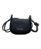 GANNIガニー）の古着「KNOT MINI FLAP BAG / ショルダーバッグ」｜ブラック