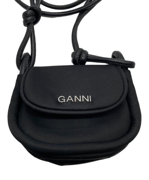 GANNI（ガニー）GANNI (ガニー) KNOT MINI FLAP BAG / ショルダーバッグ ブラック サイズ:なしの古着・服飾アイテム