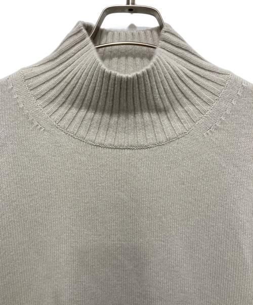 icB（アイシービー）icB (アイシービー) ソフトカシミヤハイネックワンピース ベージュ サイズ:Ｓの古着・服飾アイテム