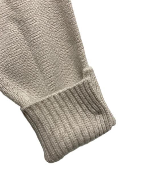 icB（アイシービー）icB (アイシービー) ソフトカシミヤハイネックワンピース ベージュ サイズ:Ｓの古着・服飾アイテム