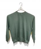 AURALEEオーラリー）の古着「SUPER HIGH GAUZE SWEAT P/O」｜グリーン
