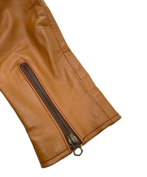 Bonds & Peace（ボンズアンドピース）Bonds & Peace (ボンズアンドピース) ウエスタンレザージャケット ブラウン サイズ:1の古着・服飾アイテム