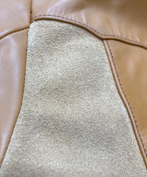 Bonds & Peace（ボンズアンドピース）Bonds & Peace (ボンズアンドピース) ウエスタンレザージャケット ブラウン サイズ:1の古着・服飾アイテム