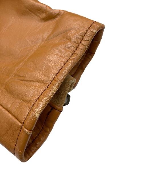 Bonds & Peace（ボンズアンドピース）Bonds & Peace (ボンズアンドピース) ウエスタンレザージャケット ブラウン サイズ:1の古着・服飾アイテム