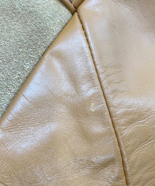 Bonds & Peace（ボンズアンドピース）Bonds & Peace (ボンズアンドピース) ウエスタンレザージャケット ブラウン サイズ:1の古着・服飾アイテム