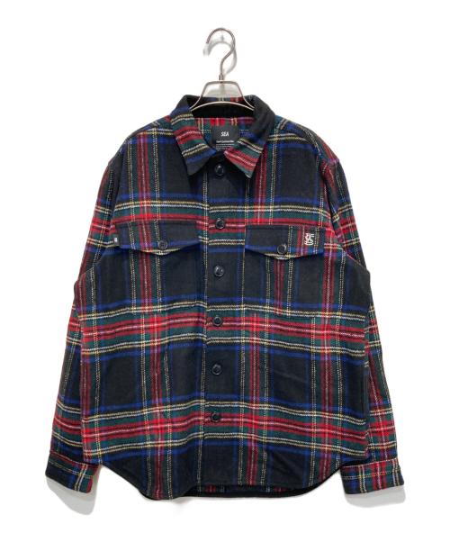 WIND AND SEA（ウィンダンシー）WIND AND SEA (ウィンダンシー) CPOシャツジャケット ブラック サイズ:Lの古着・服飾アイテム