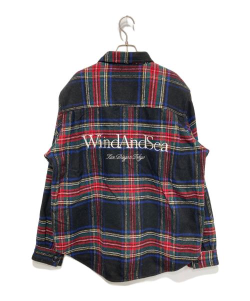 WIND AND SEA（ウィンダンシー）WIND AND SEA (ウィンダンシー) CPOシャツジャケット ブラック サイズ:Lの古着・服飾アイテム