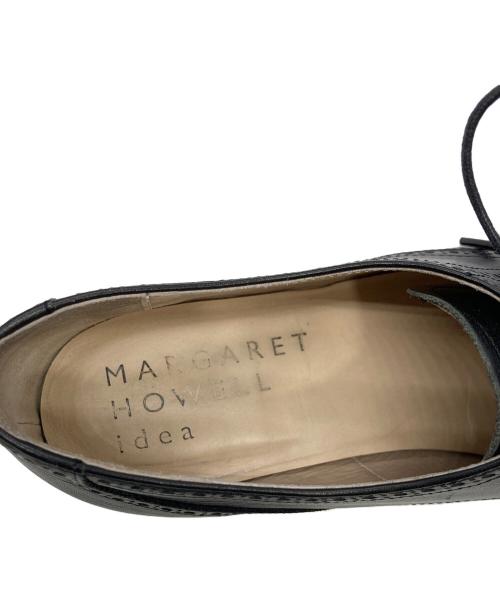 MARGARET HOWELL idea（マーガレット ハウエル アイディア）MARGARET HOWELL idea (マーガレット ハウエル アイディア) レザーシューズ ブラック サイズ:24ｃｍの古着・服飾アイテム