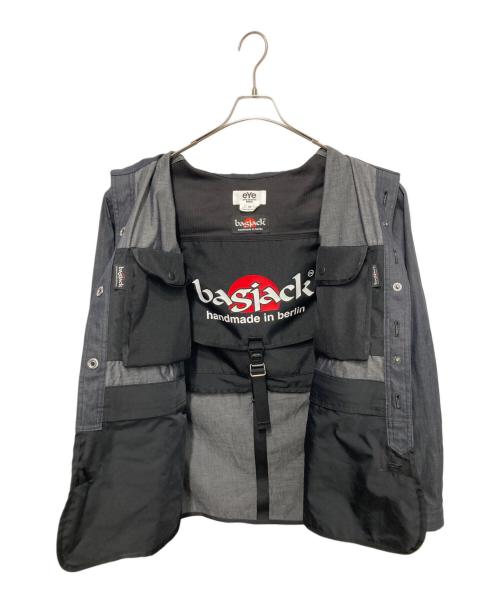 eYe COMME des GARCONS JUNYAWATANABE MAN（アイ コム デ ギャルソン ジュンヤ ワタナベ マン）eYe COMME des GARCONS JUNYAWATANABE MAN (アイ コム デ ギャルソン ジュンヤ ワタナベ マン) BAGJACK (バッグジャック) 綿デニムドライオイル×エステルマットクロス インディゴ サイズ:Ｍの古着・服飾アイテム