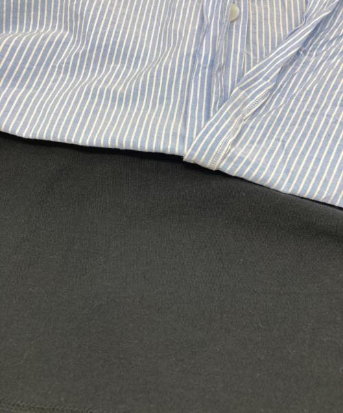 MM6 Maison Margiela（エムエムシックスメゾンマルジェラ）MM6 Maison Margiela (エムエムシックスメゾンマルジェラ) ノースリーブシャツワンピース ブルー サイズ:Ｓの古着・服飾アイテム