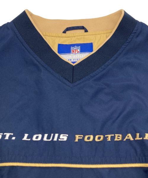 REEBOK（リーボック）REEBOK (リーボック) NFLナイロンプルオーバー ネイビー サイズ:Lの古着・服飾アイテム