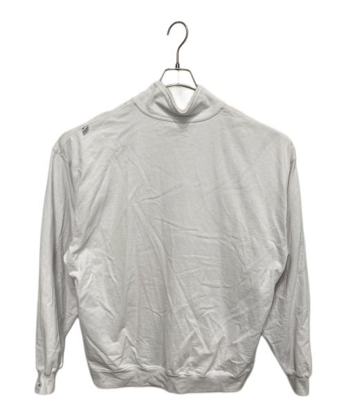 CAHLUMN（カウラム）CAHLUMN (カウラム) ハーフジップスウェット ホワイト サイズ:XLの古着・服飾アイテム