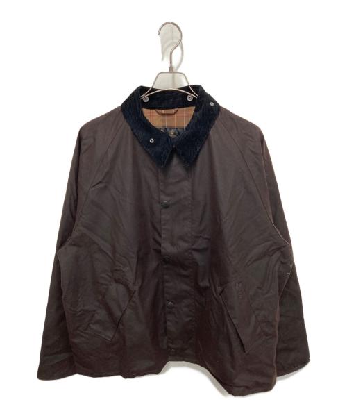 Barbour（バブアー）Barbour (バブアー) TRANSPORT / ワックス コットン ショート ブルゾン ブラウン サイズ:40の古着・服飾アイテム