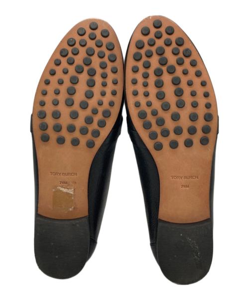 TORY BURCH（トリーバーチ）TORY BURCH (トリーバーチ) GEORGIA / ドライビングシューズ ブラック サイズ:7.5の古着・服飾アイテム