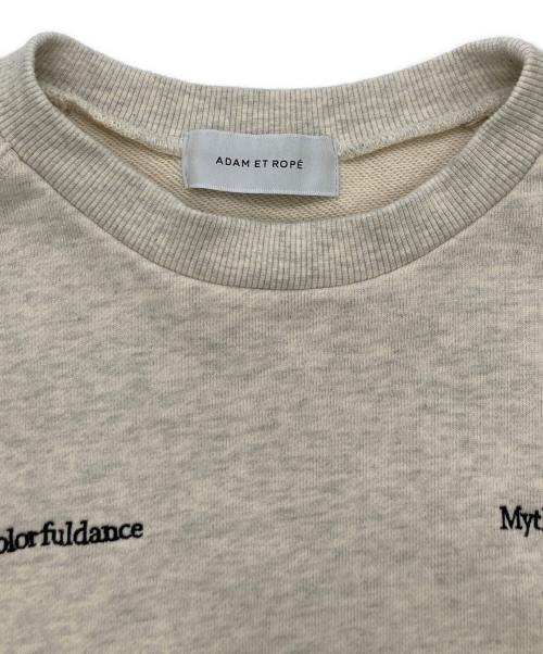 Adam et Rope（アダム エ ロペ）Adam et Rope (アダム エ ロペ) スウェット アイボリー サイズ:FREEの古着・服飾アイテム