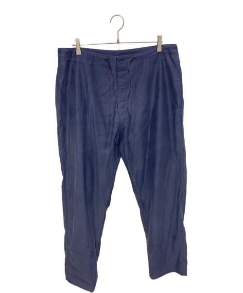 blurhms ROOTSTOCK（ブラームスルーツストック）blurhms ROOTSTOCK (ブラームスルーツストック) Light Moleskin Easy Work Pants/ ネイビー サイズ:4の古着・服飾アイテム