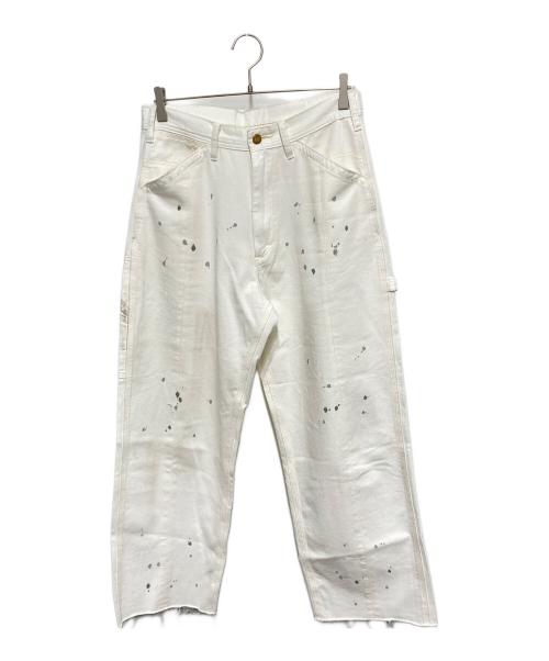 FRAMeWORK（フレームワーク）FRAMeWORK (フレームワーク) LEE/リー 別注remake painter パンツ ホワイト サイズ:Ｍの古着・服飾アイテム