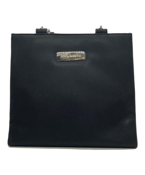 DOLCE & GABBANA（ドルチェ＆ガッバーナ）DOLCE & GABBANA (ドルチェ＆ガッバーナ) チェーンショルダーバッグ ブラックの古着・服飾アイテム