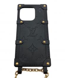 LOUIS VUITTON（ルイ ヴィトン）の古着「リ・トランク iPhone14Proケース」｜ブラック