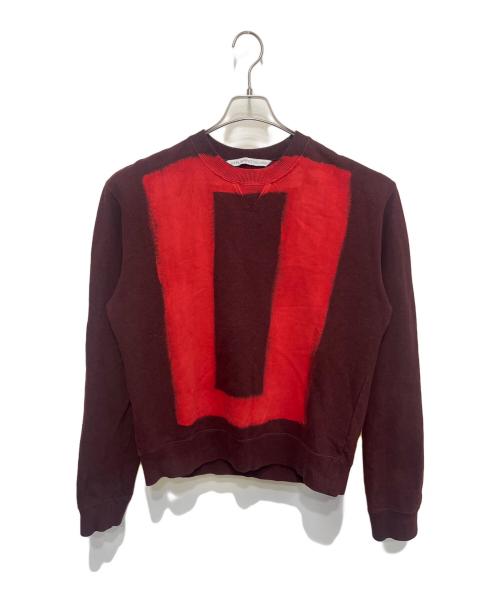 JOHN LAWRENCE SULLIVAN（ジョン ローレンス サリバン）JOHN LAWRENCE SULLIVAN (ジョン ローレンス サリバン) オーバーダイスウェットプルオーバーシャツ ボルドー サイズ:Ｓの古着・服飾アイテム