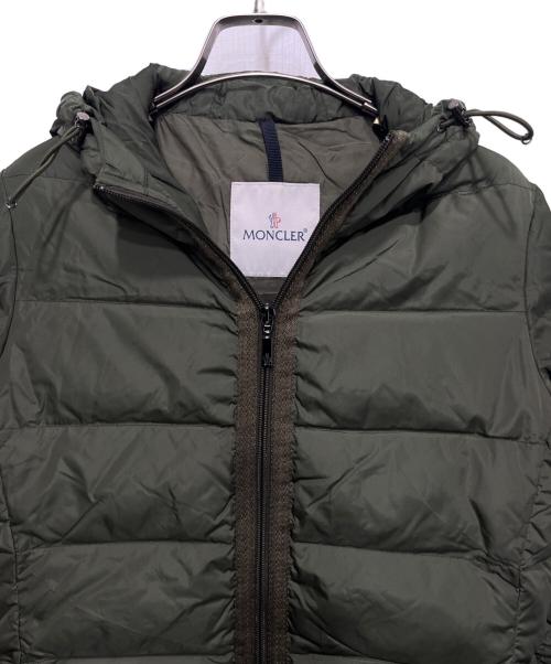 MONCLER（モンクレール）MONCLER (モンクレール) ナンテス ロングダウンコート オリーブの古着・服飾アイテム