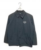 A.P.C.アーペーセー）の古着「刺繍ロゴナイロンコーチジャケット / BLOUSON RAYMOND」｜ブラック