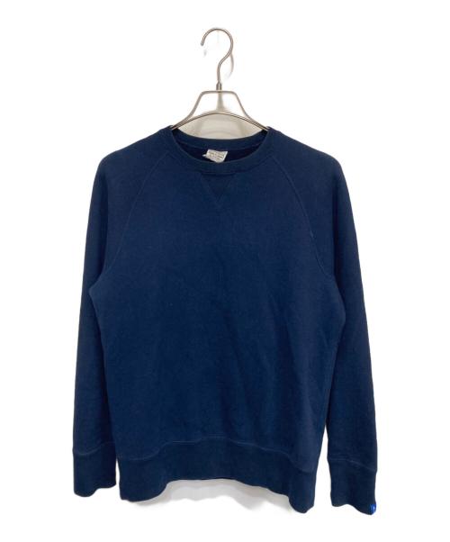 LOOPWHEELER（ループウィラー）LOOPWHEELER (ループウィラー) クルーネックスウェット ネイビー サイズ:Ｍの古着・服飾アイテム