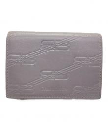 BALENCIAGA（バレンシアガ）の古着「BBモノグラム ミニウォレット」｜グレー