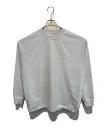 DAIWA PIER39（ダイワ ピア39）の古着「TECH DRAWSTRING L/S TEE / 長袖Tシャツ」｜ホワイト