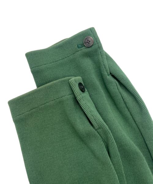 AURALEE（オーラリー）AURALEE (オーラリー) SUPER HEAVY COTTON RIB CARDIGAN / スーパーヘビーコットン リブ カーディガン グリーンの古着・服飾アイテム