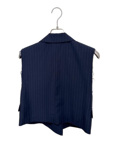 RAY BEAMS（レイ ビームス）RAY BEAMS (レイ ビームス) ピンストライプジレ ネイビー サイズ:1の古着・服飾アイテム