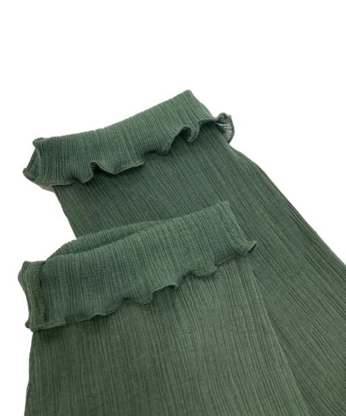 JOIEVE（ジョエブ）JOIEVE (ジョエブ) RICH RUFFLE DRESS グリーン サイズ:38の古着・服飾アイテム