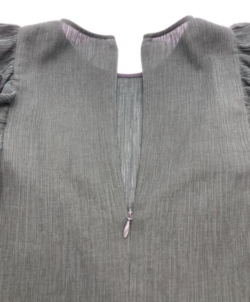 JOIEVE（ジョエブ）JOIEVE (ジョエブ) RICH RUFFLE DRESS グリーン サイズ:38の古着・服飾アイテム