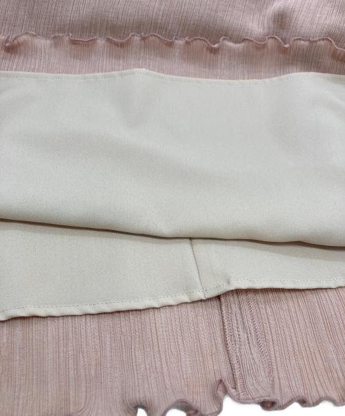 JOIEVE（ジョエブ）JOIEVE (ジョエブ) RICH RUFFLE DRESS ピンク サイズ:38の古着・服飾アイテム