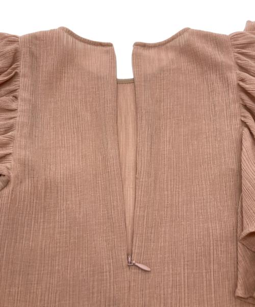 JOIEVE（ジョエブ）JOIEVE (ジョエブ) RICH RUFFLE DRESS ピンク サイズ:38の古着・服飾アイテム