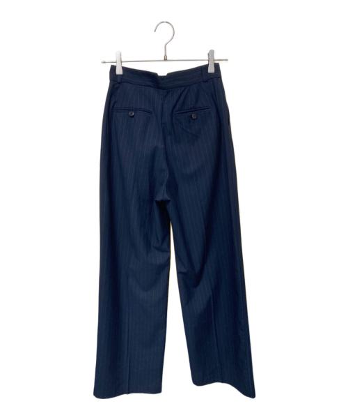 RAY BEAMS（レイ ビームス）RAY BEAMS (レイ ビームス) ピンストライプ2タックパンツ ネイビーの古着・服飾アイテム