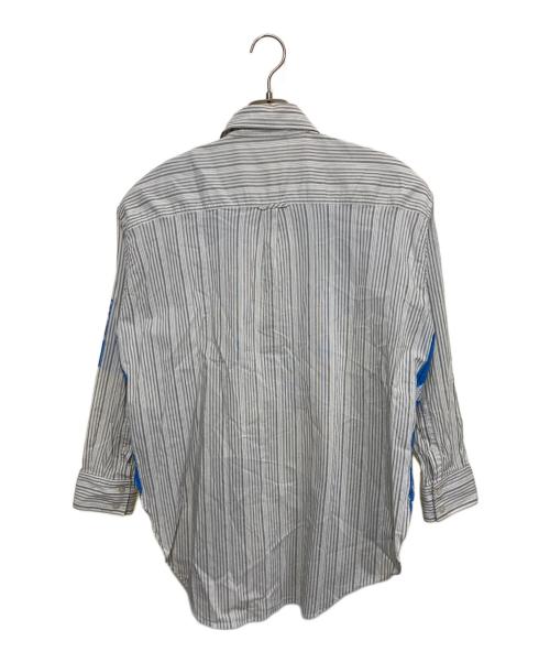 Acne studios（アクネ ストゥディオス）Acne studios (アクネ ストゥディオス) STELLA COTTON MAGAGINE SHIRTS /  ブルー サイズ:33の古着・服飾アイテム