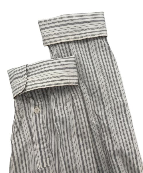 Acne studios（アクネ ストゥディオス）Acne studios (アクネ ストゥディオス) STELLA COTTON MAGAGINE SHIRTS /  ブルー サイズ:33の古着・服飾アイテム