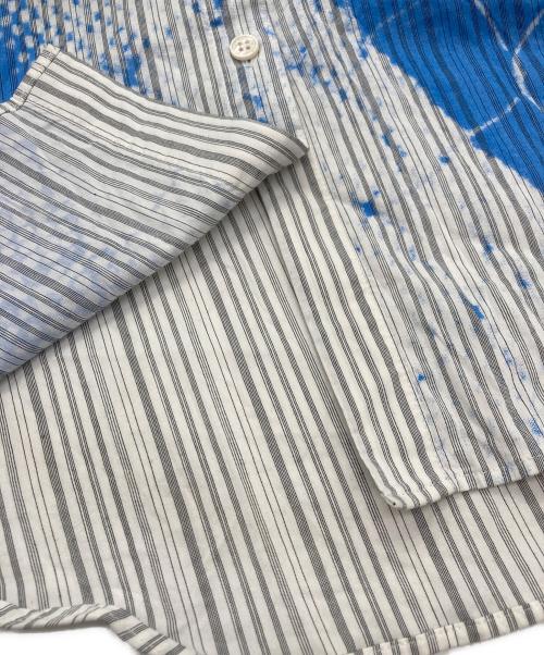 Acne studios（アクネ ストゥディオス）Acne studios (アクネ ストゥディオス) STELLA COTTON MAGAGINE SHIRTS /  ブルー サイズ:33の古着・服飾アイテム